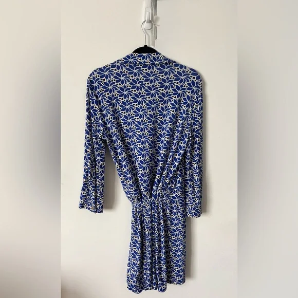 Diane von Furstenberg (DVF) Celeste Printed Silk Romper - Size 14 - Picture 5 of 5